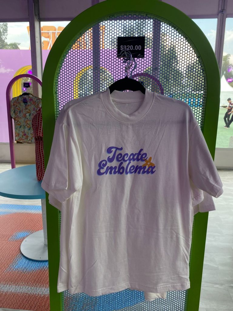 Precios de la merch en el Tecate Emblema 2024