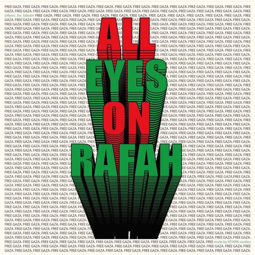 Un diseño sobre All Eyes on Rafah