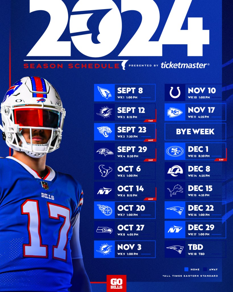 Buffalo Bills calendario
