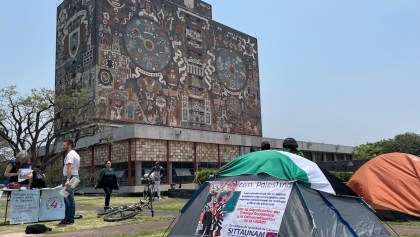 "Tenemos el corazón para que las cosas sean diferentes": Así se vive el campamento de la UNAM en apoyo a Palestina