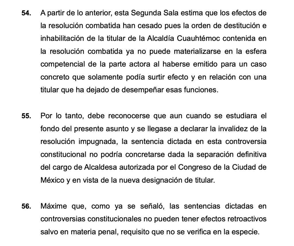 El expediente del caso de Sandra Cuevas