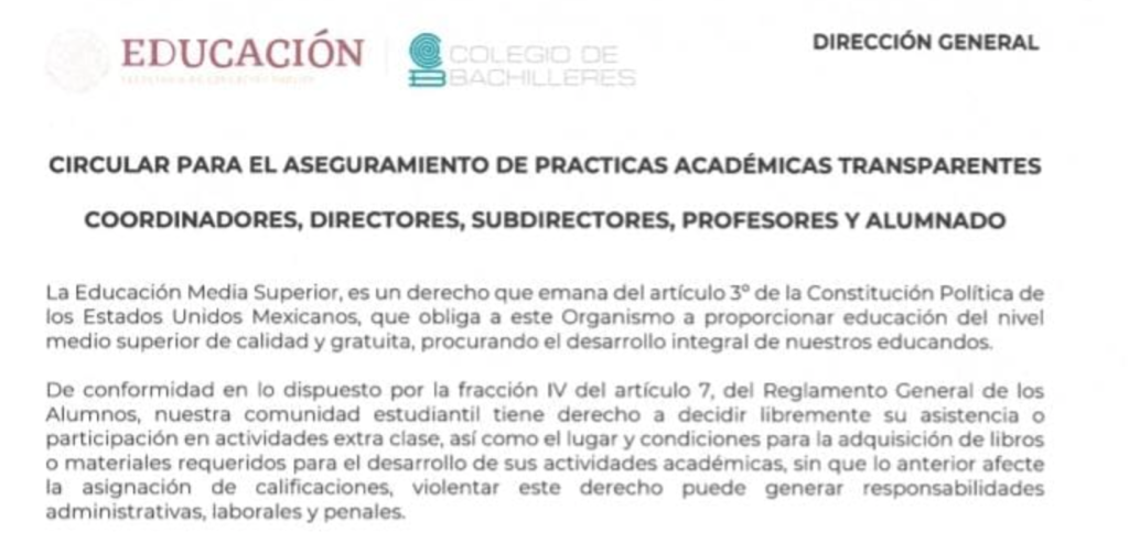 codigo conducta colegio de bachilleres