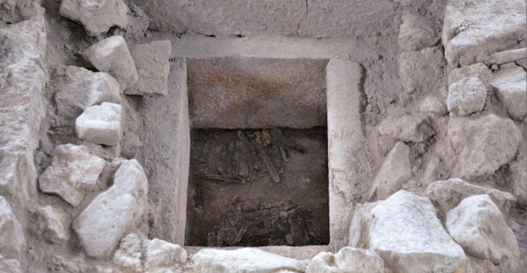 Encontraron cuchillos de obsidiana y una ofrenda en Tlatelolco.