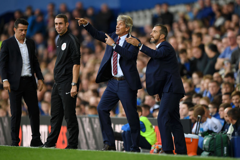 Durante su trabajo como asistente de Pellegrini en el West Ham