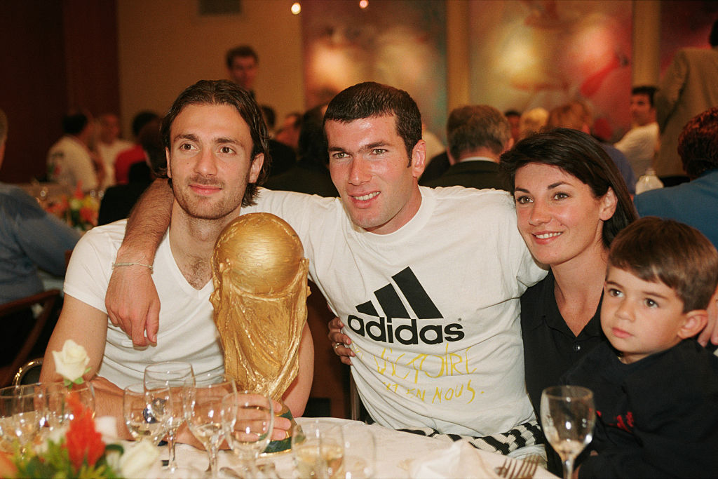 Zinedine Zidane y su familia