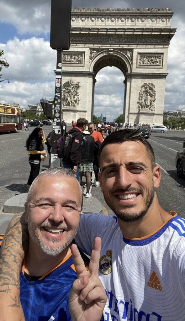 Joselu en la final de París 2022