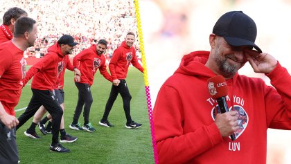 Jurgen Klopp en su despedida con Liverpool