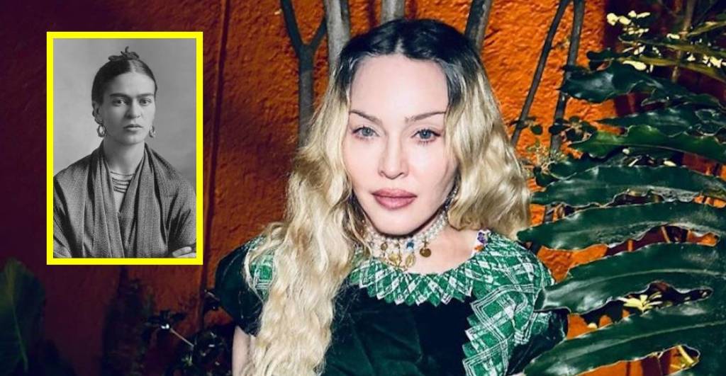 Madonna se puso ropa de Frida Kahlo y lo presumió en Instagram.