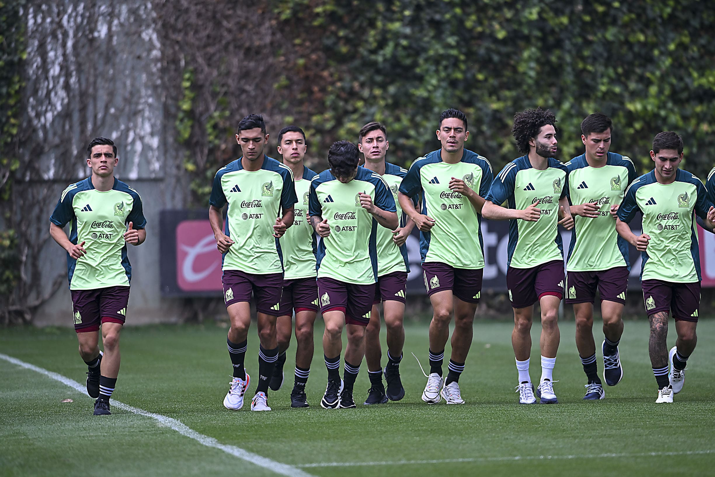 Selección Mexicana, entrenamiento 