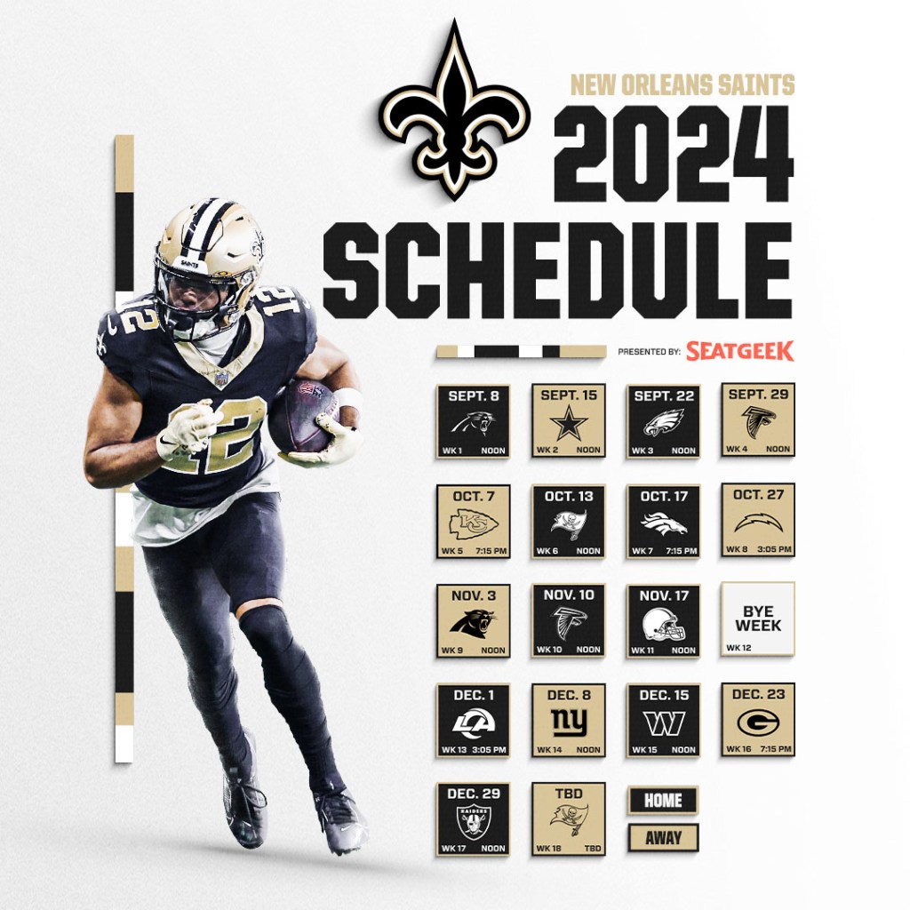 New Orleans Calendario 2024