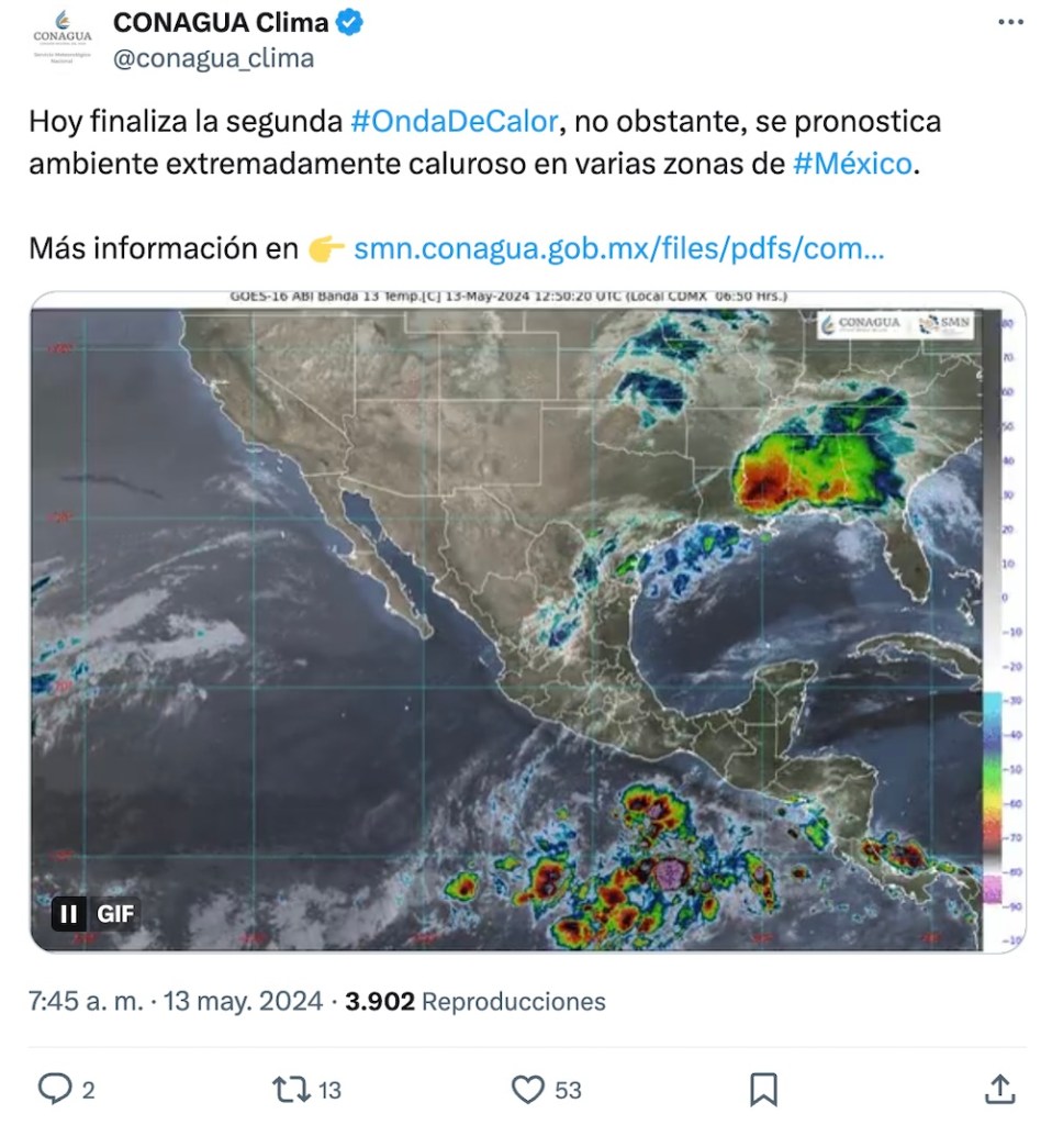 ¡Por fin termina la ola de calor!… pero seguirán las temperaturas extremas en estos estados de México