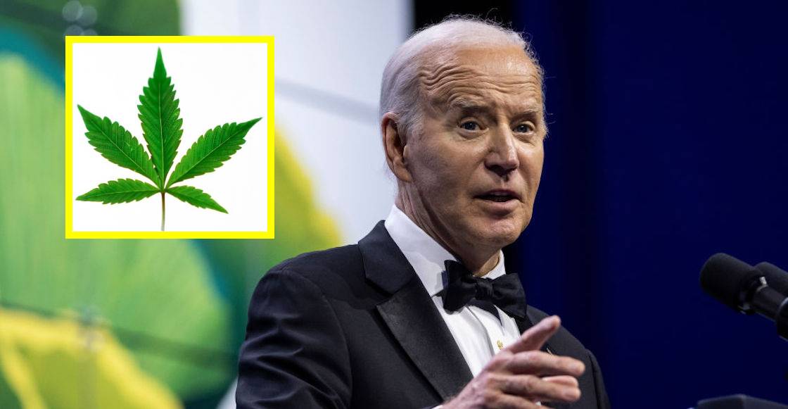 Joe Biden anuncia el inicio de la reclasificación de la marihuana en Estados Unidos.