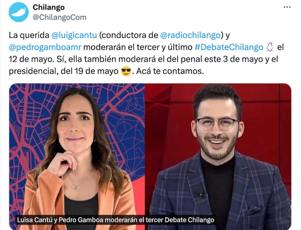 Tercer Debate Chilango: Cuándo, dónde y a qué hora será el último round por CDMX