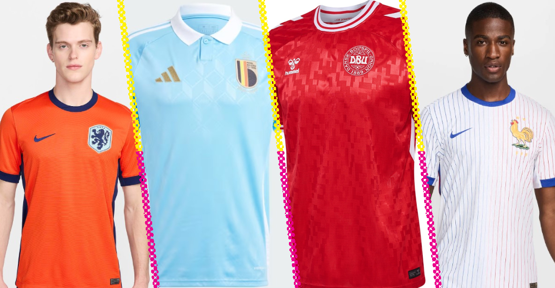 Los jerseys de local y visita que usarán las selecciones en la Euro 2024