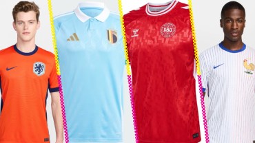 Los jerseys de local y visita que usarán las selecciones en la Euro 2024