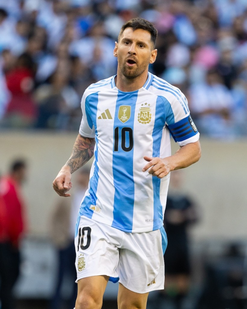 Lionel Messi con Argentina