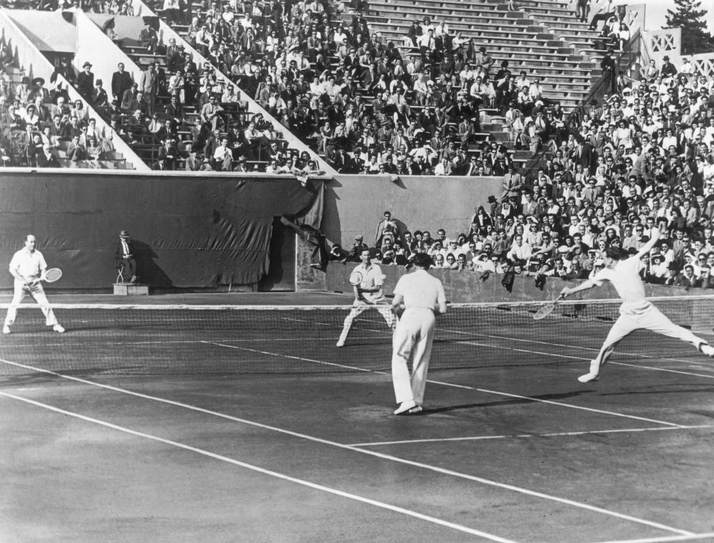 Así lucía la cancha del Abierto de Francia 