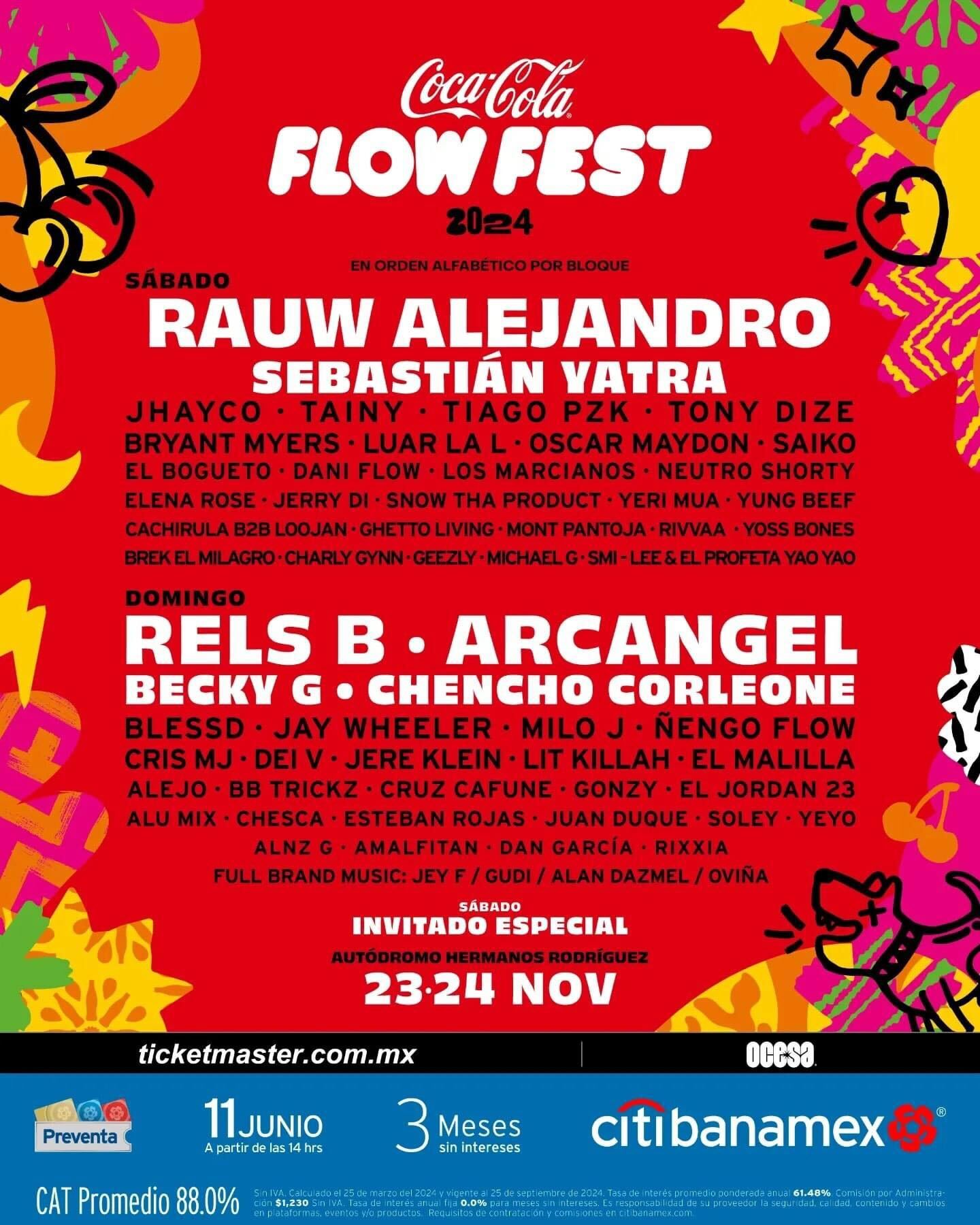 Cartel, Boletos Y Todo Lo Que Debes Saber Sobre El Coca-Cola Flow Fest 2024