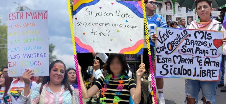 Los carteles y pancartas de la Marcha LGBT 2024 en la CDMX.