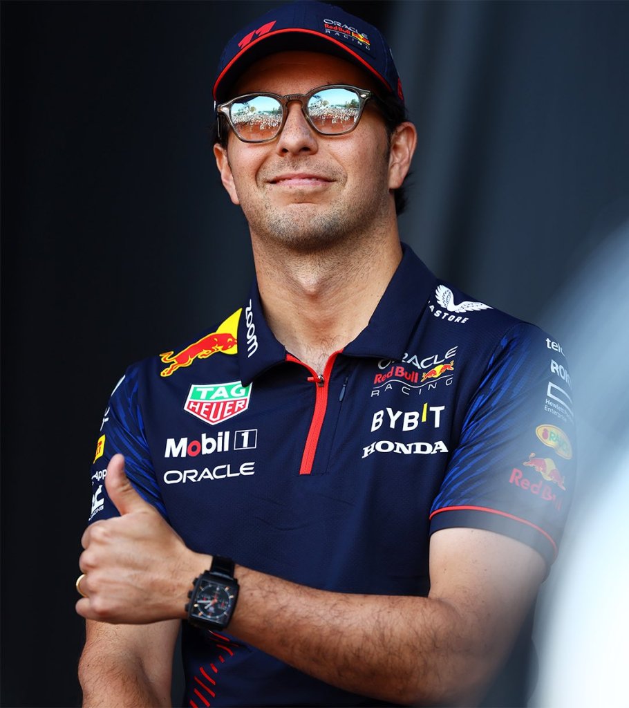 Checo Pérez en el Gran Premio de España