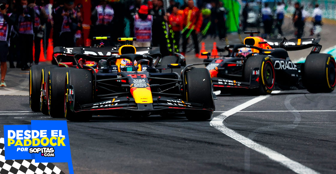 Checo Pérez en el RB20