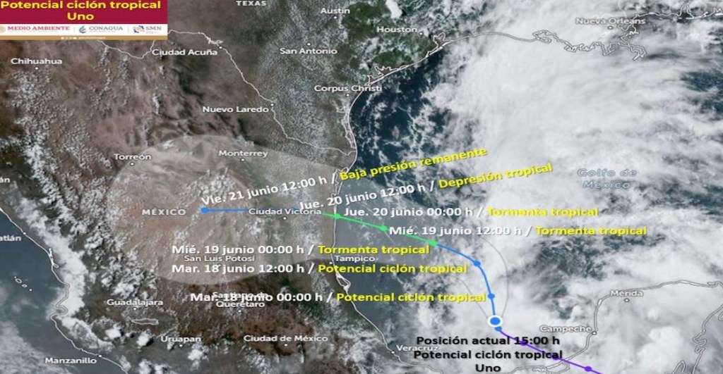 Huracán Alberto no existe; lo que sí esperamos es el potencial ciclón tropical UNO en México