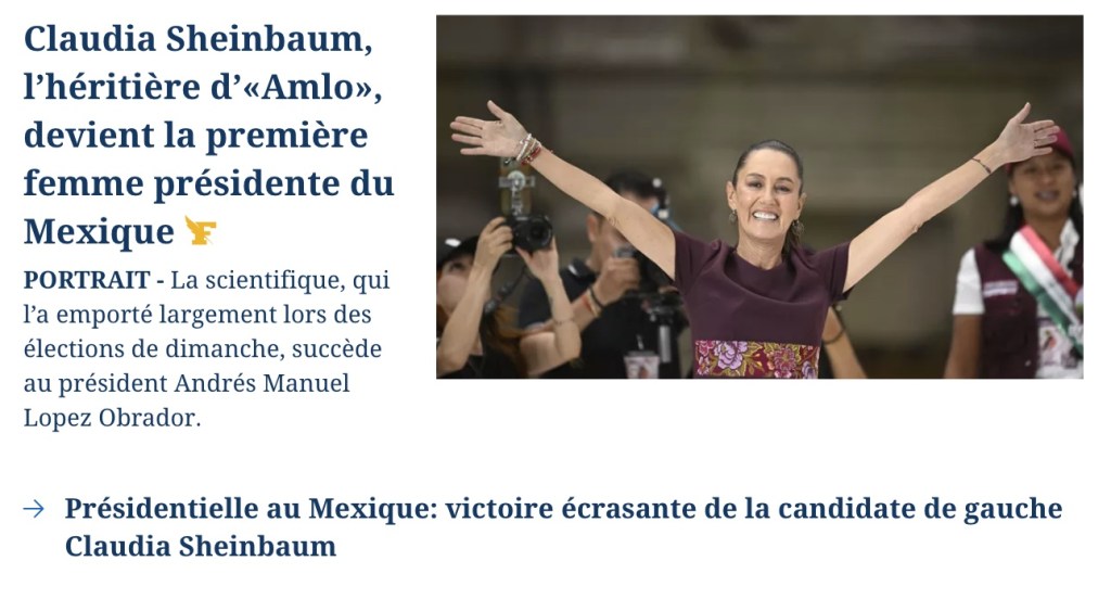 le figaro claudia sheinbaum