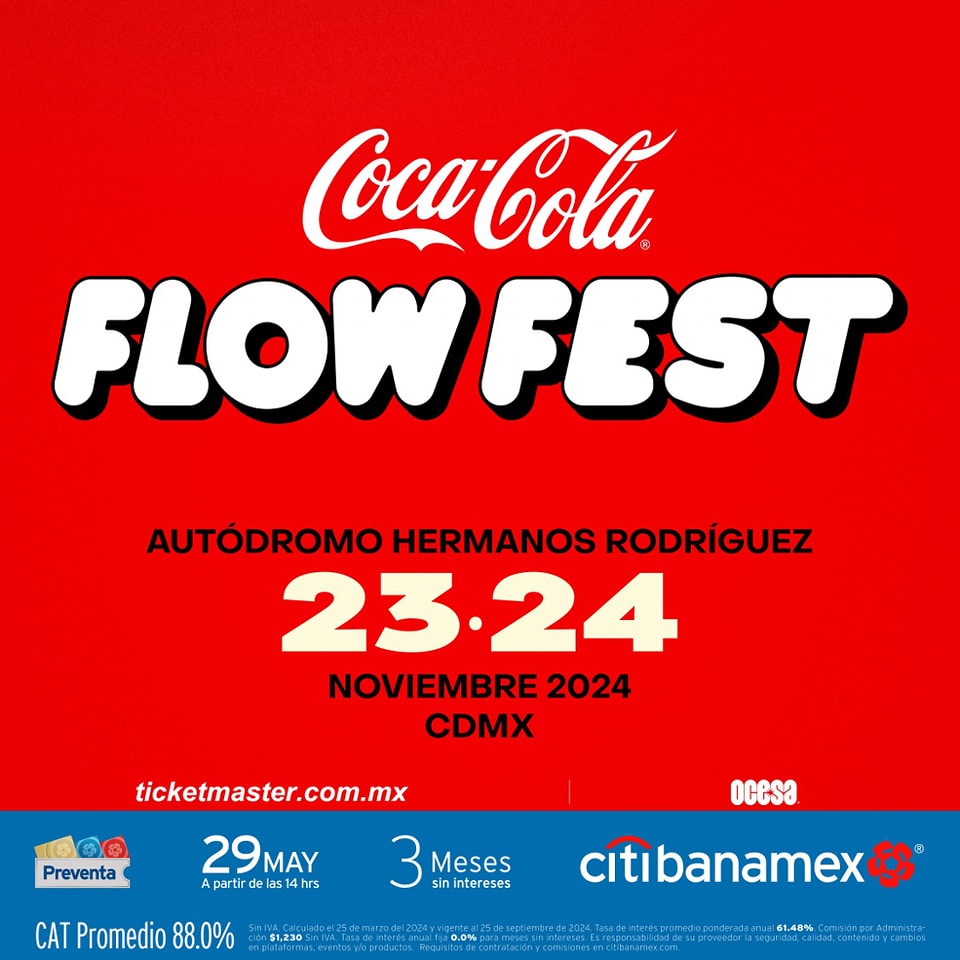 Cartel, boletos y todos lo que debes saber sobre el Coca-Cola Flow Fest 2024