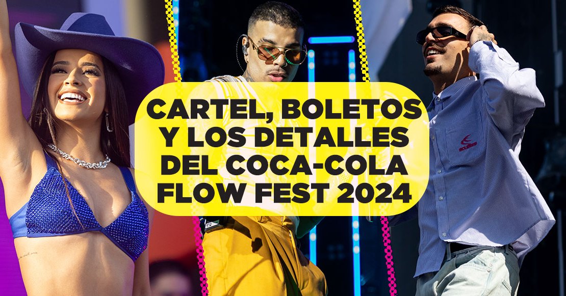 Rauw Alejandro, Becky G y Rels B: Cartel, boletos y todo lo que debes saber sobre el Coca-Cola Flow Fest 2024