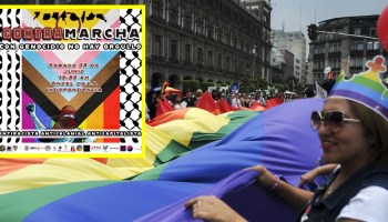 Contramarcha LGBT+ en CDMX.