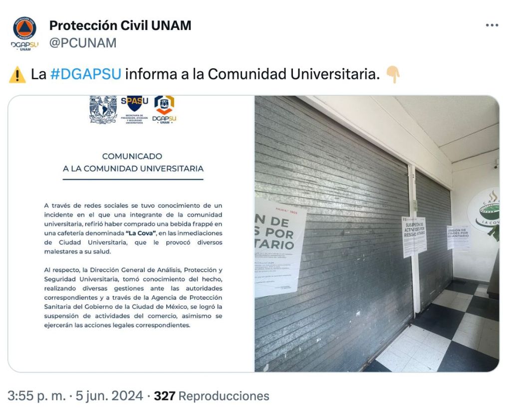 La denuncia de una alumna de la UNAM