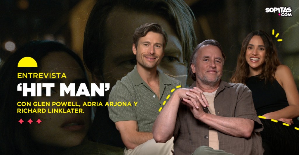 Richard Linklater, Glen Powell y Adria Arjona nos cuentan sobre 'Hit Man' y deconstruir la idea de los asesinos a sueldo