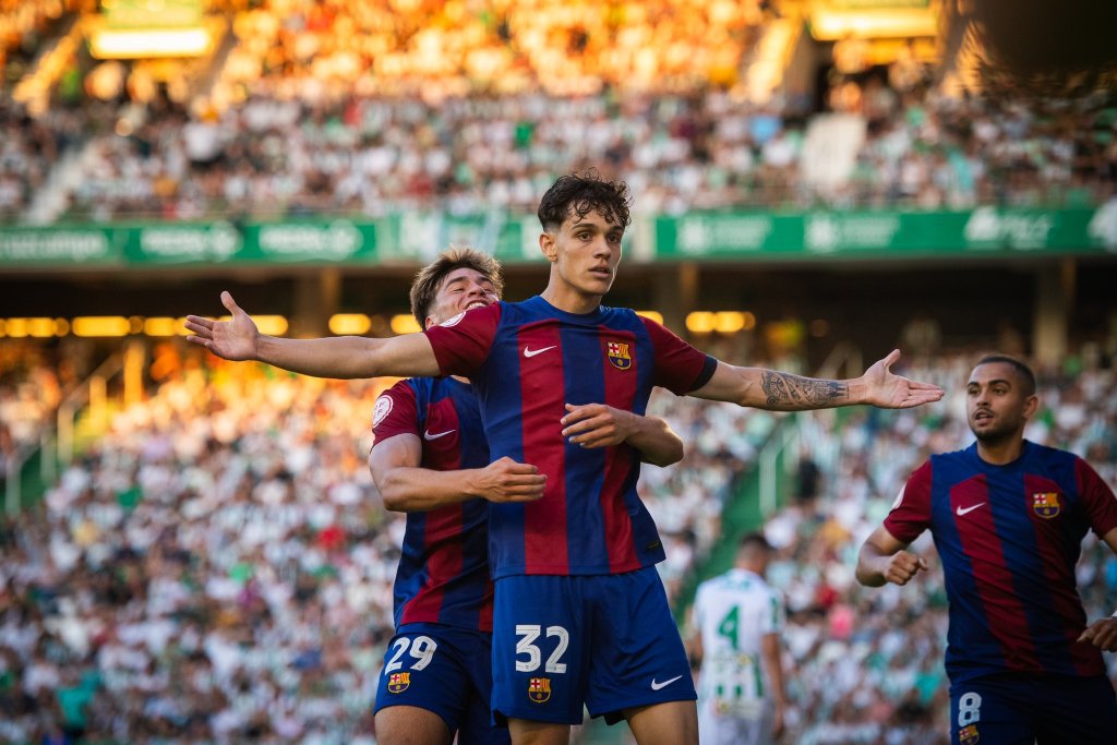 Hector Fort, jugador del Barça Atlètic