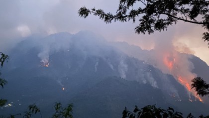 El incendio en Puebla y Veracruz