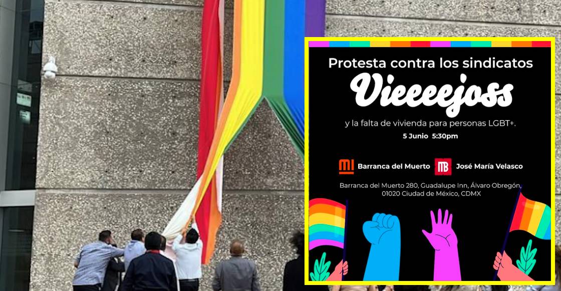 Besotón en INFONAVIT después de que líder sindical rompiera bandera del Orgullo LGBT+