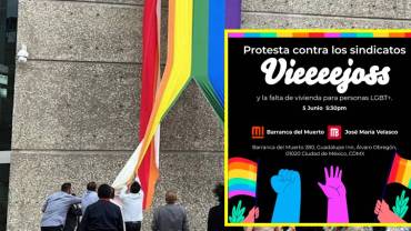 Besotón en INFONAVIT después de que líder sindical rompiera bandera del Orgullo LGBT+