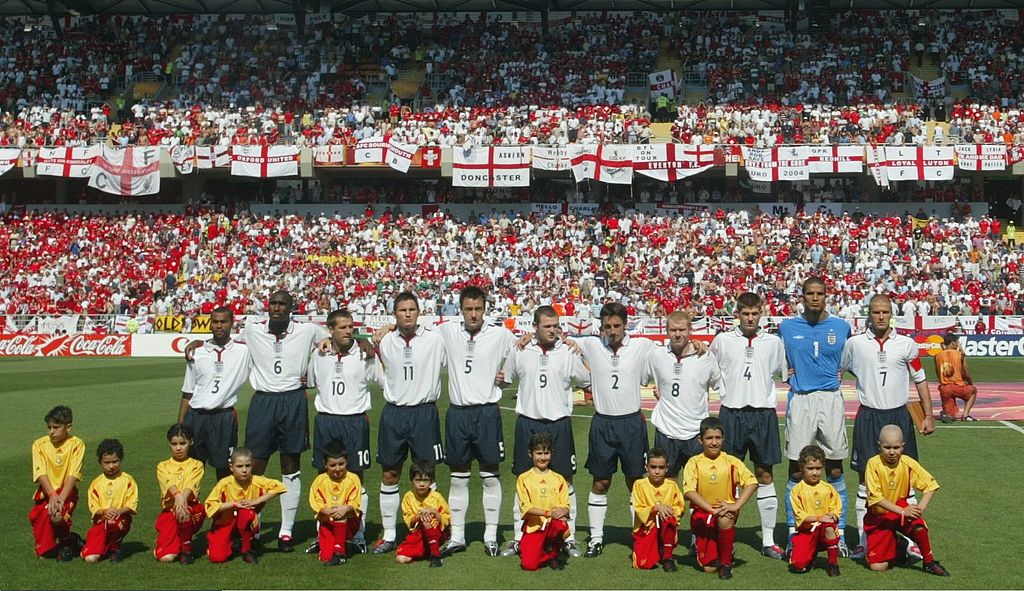 Inglaterra en el Eurocopa 2004