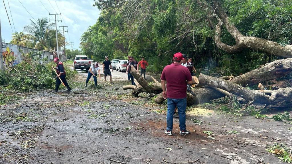 Imágenes de las inundaciones en Chetumal