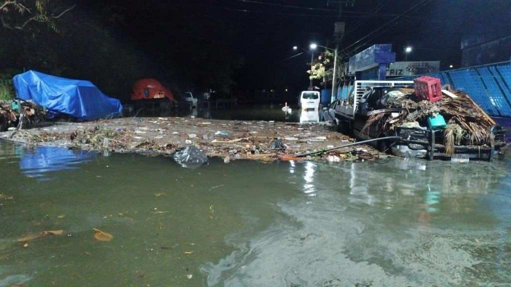 Imágenes de las inundaciones en Chetumal