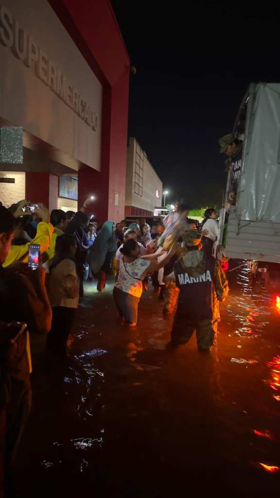 Imágenes de las inundaciones en Chetumal