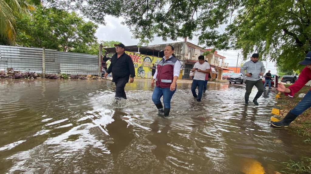 Imágenes de las inundaciones en Chetumal