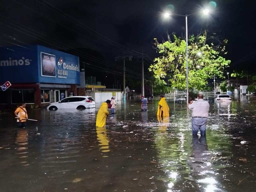 Imágenes de las inundaciones en Chetumal