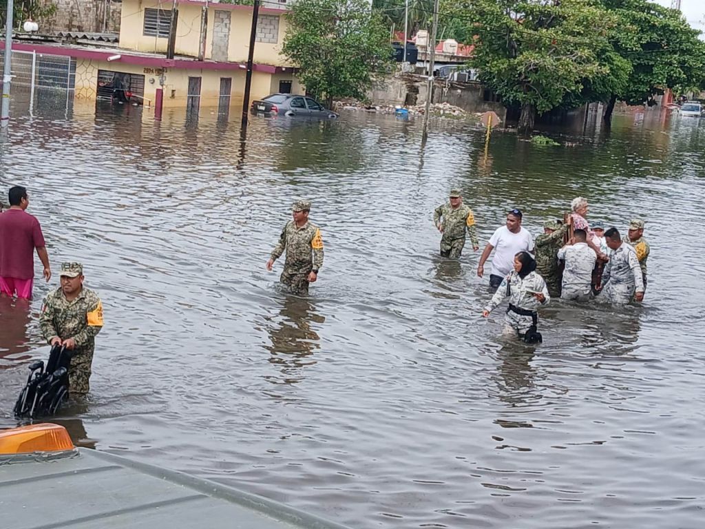 Inundaciones en Chetumal