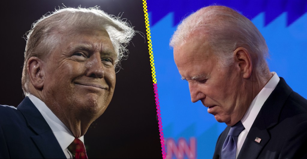 Joe Biden renuncia elecciones reacción Trump