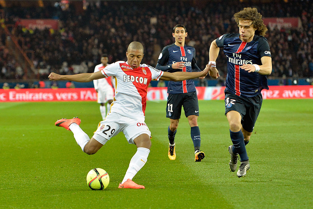 Kylian Mbappé con Mónaco