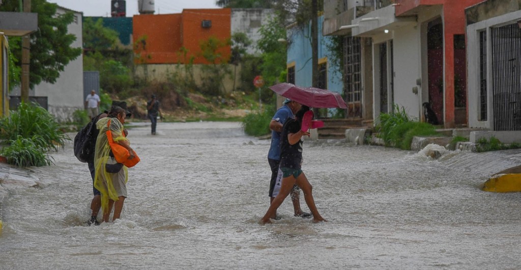 Las fuertes lluvias por la tormenta tropical Alberto