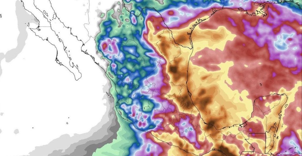 Tláloc viene con lluvias de intensas a torrenciales en estos estados de México