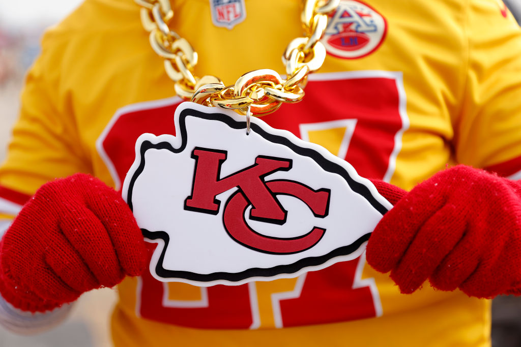 El logo de los Kansas City Chiefs