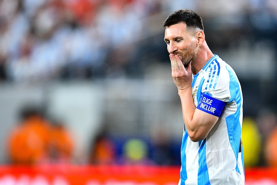 Messi con Argentina en la Copa América