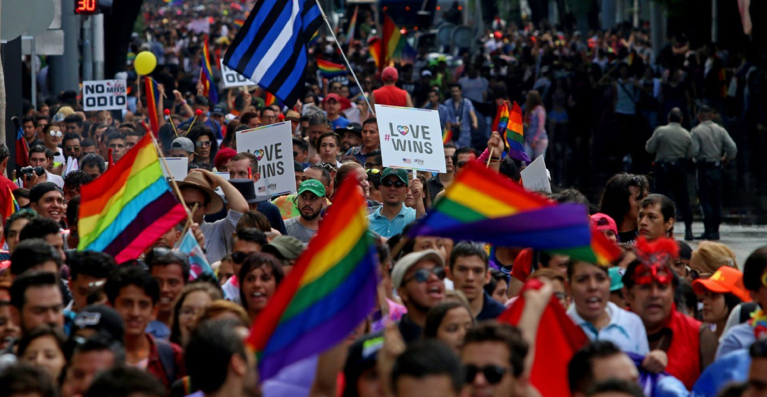 La marcha LGBT en CDMX